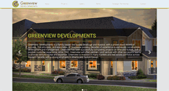 Desktop Screenshot of greenviewdevelopments.com